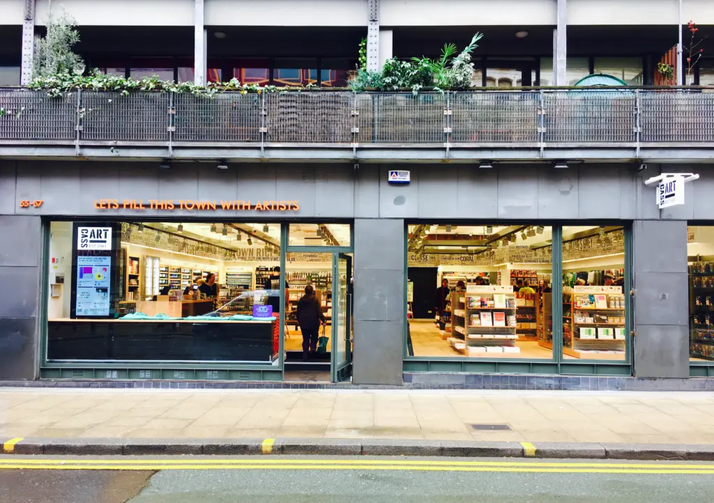 The Cass Art shop in Manchester