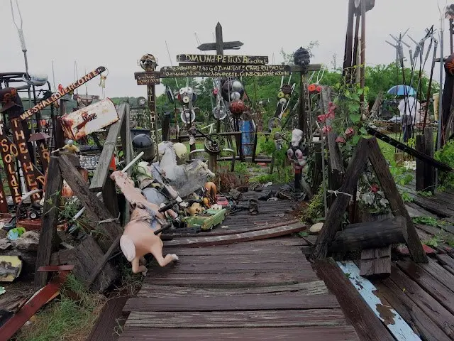 The Price to Vote, The Price to be Human (The Selma March), 1995, part of Joe Minter's African Village in America in Birmingham, Alabama.