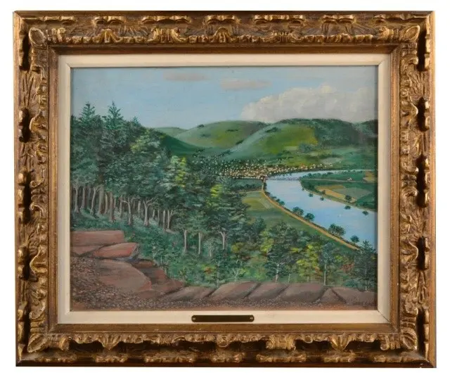 John Kane's 1933 painting View of Halstead, Pennsylvania.