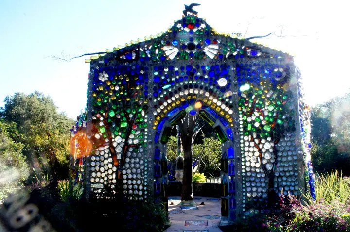 The Bottle Chapel at Airlie Gardens, built in Minnie Evans' honour.