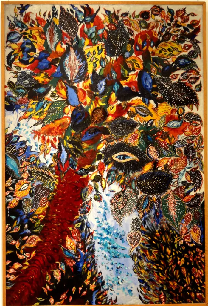 Séraphine Louis, painting in the museum at Senlis.