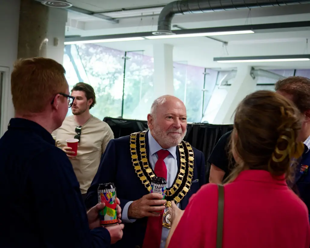 The Mayor of Swindon among guests at the opening night